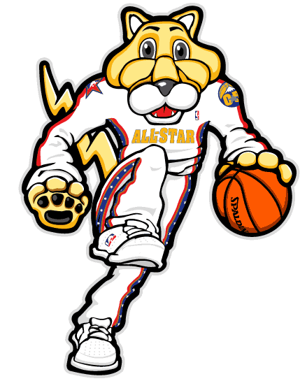 NBA All-Star Game 2005 Mascot Logo t shirts iron on transfers
